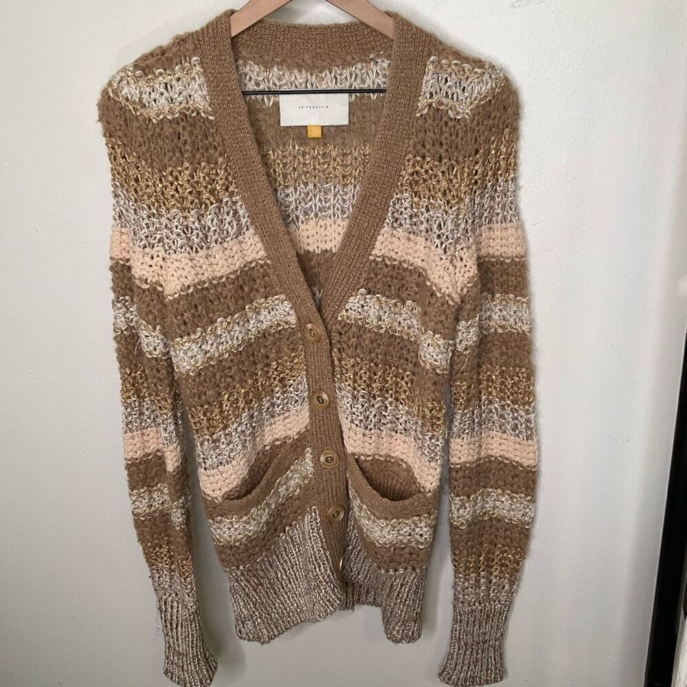 Anthropologie Leifsdotter Holiday Cardigan